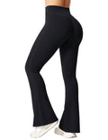 Snatched High-Waist Flare Leggings