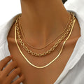 Layered Luxe Gold Necklace Set