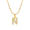 Initial Glow Letter Necklace