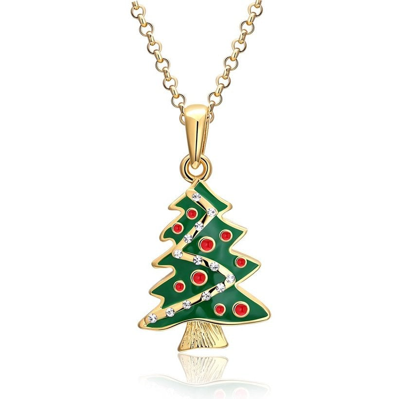 Christmas Tree Pendant Necklace