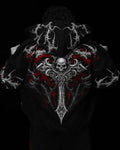 Observations Gothic Print Hoodie