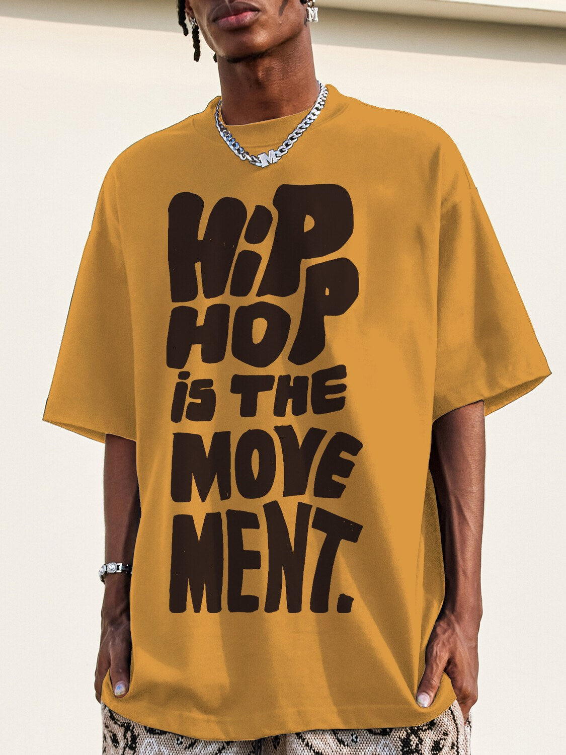 Hip Hop Graphic Oversized Tee