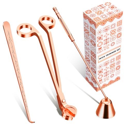 Rose Gold Candle Tool Set (3pc)