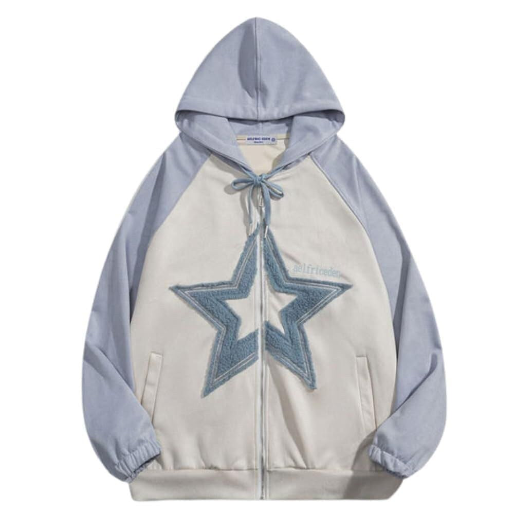 Retro Star Zip Hoodie