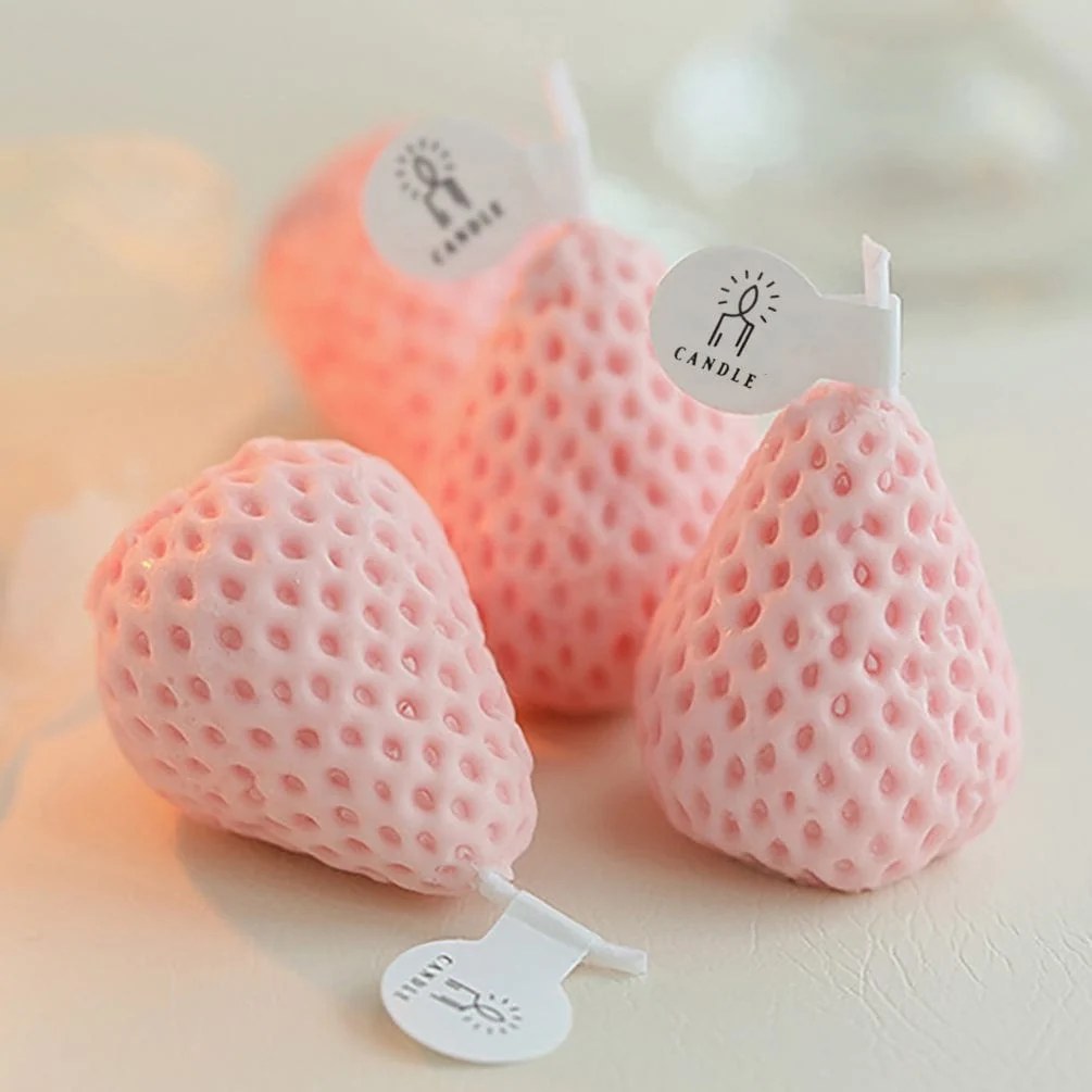 Strawberry Decorative Candles